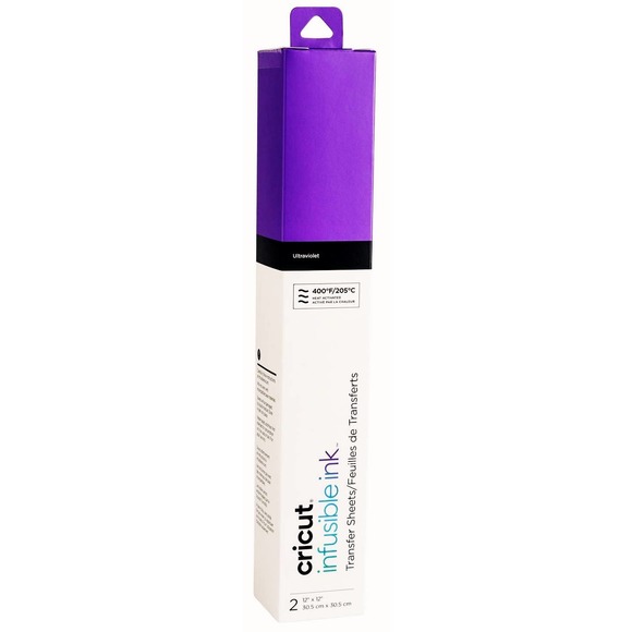 Cricut Infusible Ink Ultraviolet 2 Pack Transfer Sheet 12x12 EasyPress Maker New - Picture 2 of 6